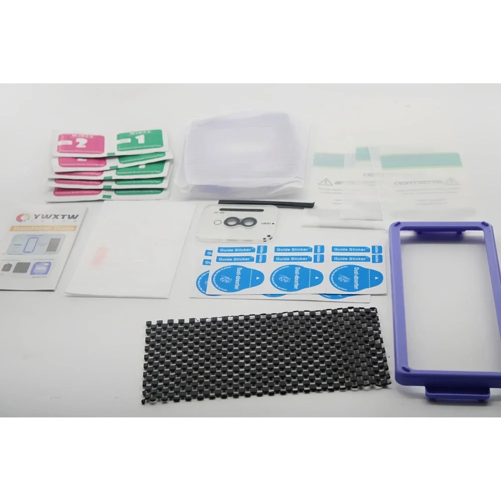 YWXTW EZ Alignment Screen Camera Lens Protector Samsung Galaxy S23 Ultra Purple